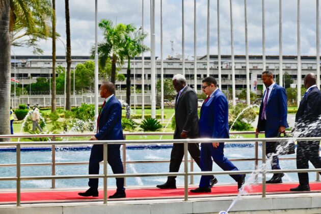 NAIROBI, Kenya, May 7 – The African Union (AU) Commission chairperson Moussa Faki is in Nairobi to participate in the ongoing Africa Fertilizer and Soil Health Summit at the Kenyatta International Convention Centre. (KICC)